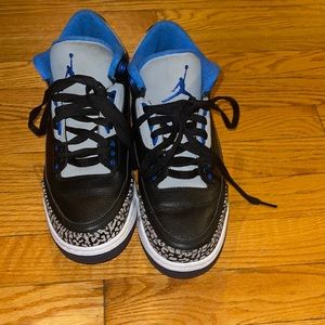 Jordan retro 3 Sport Blue men’s size 8.5